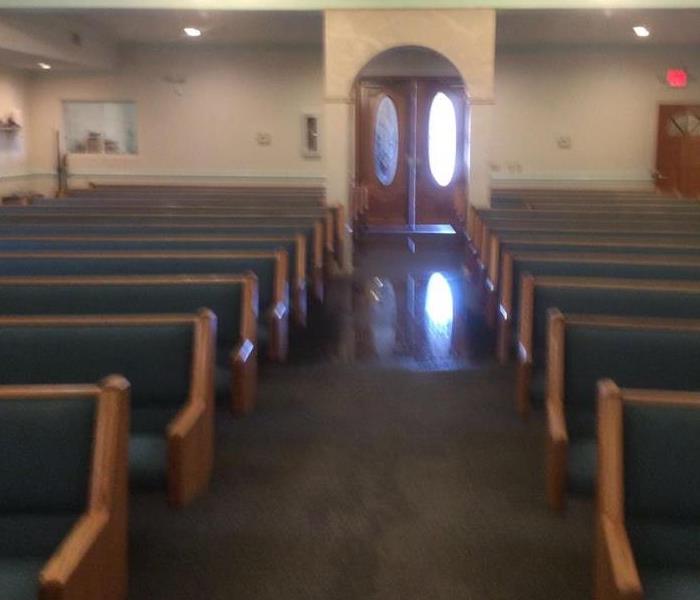 Water Damage in a church 